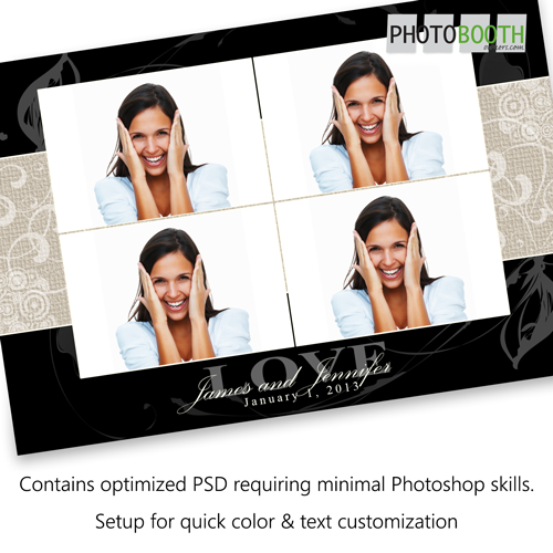 free photo booth template